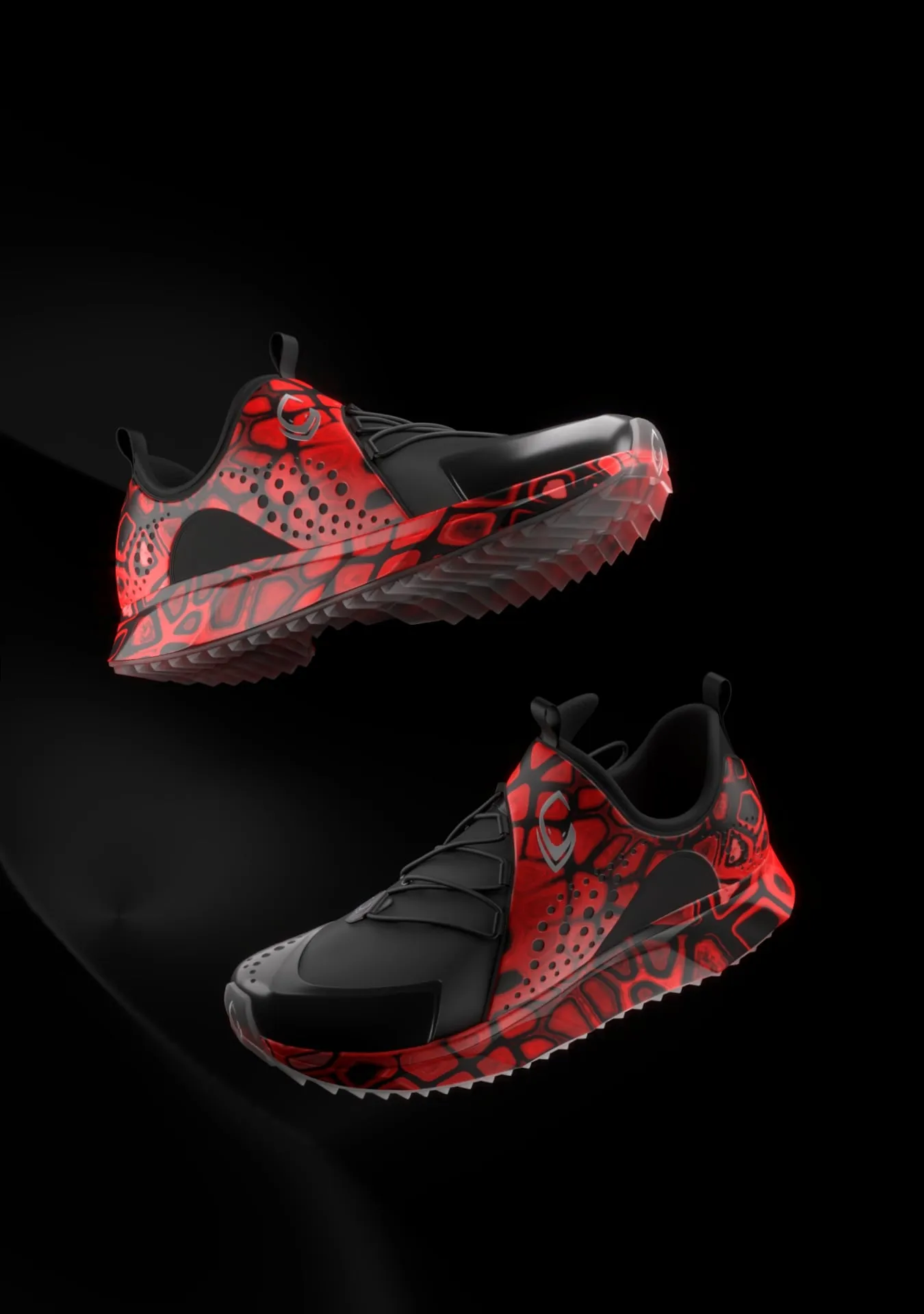 Futuristic Training Shoe 3D Render Animation