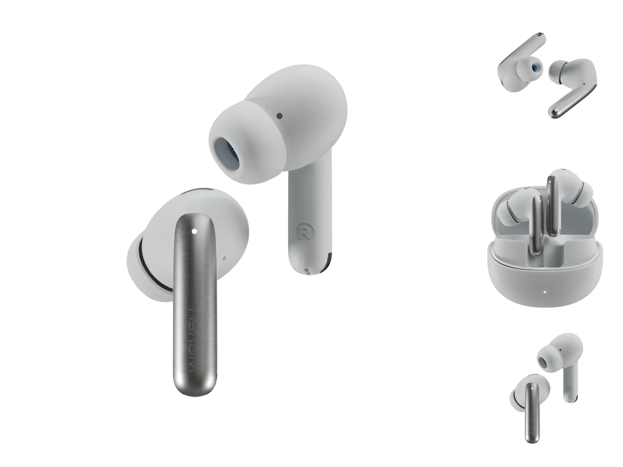 3D Image Render of a Pair of Earphones