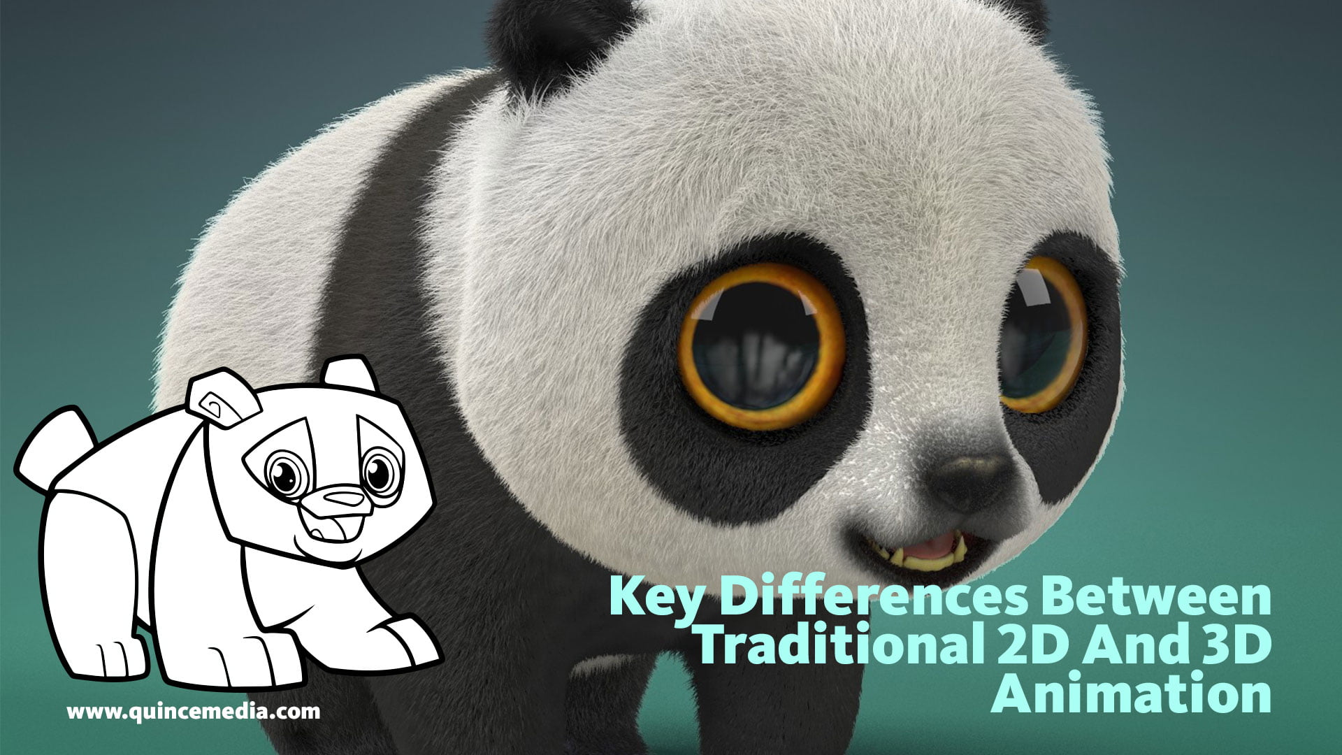 Key Differences Between Traditional 2D And 3D Animation - Quince Creative