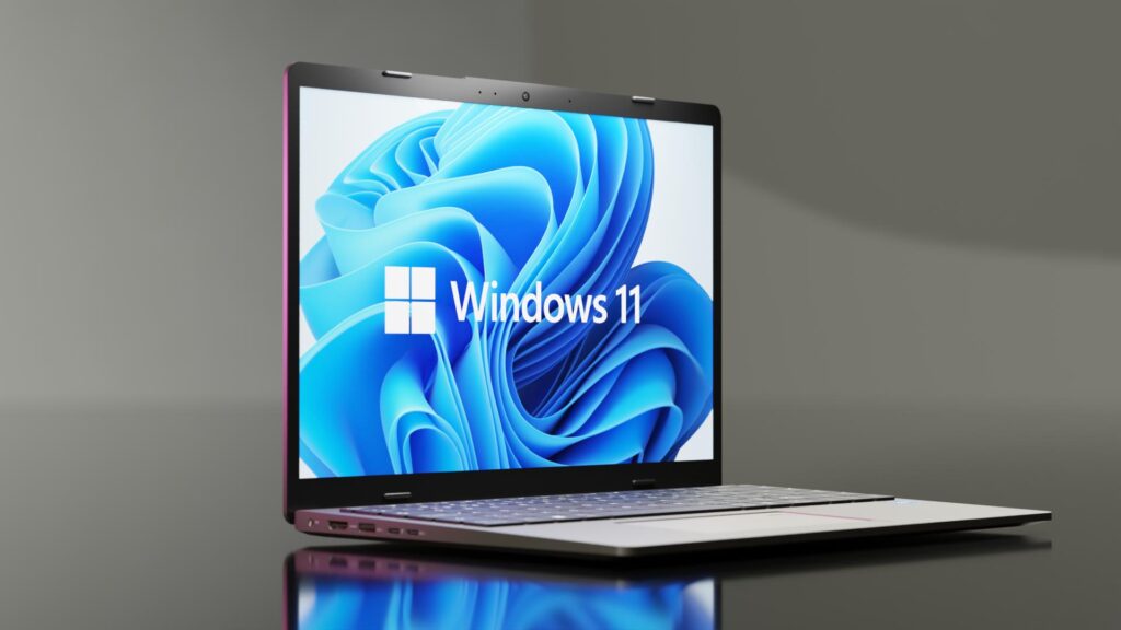3D Laptop Still Rendering 