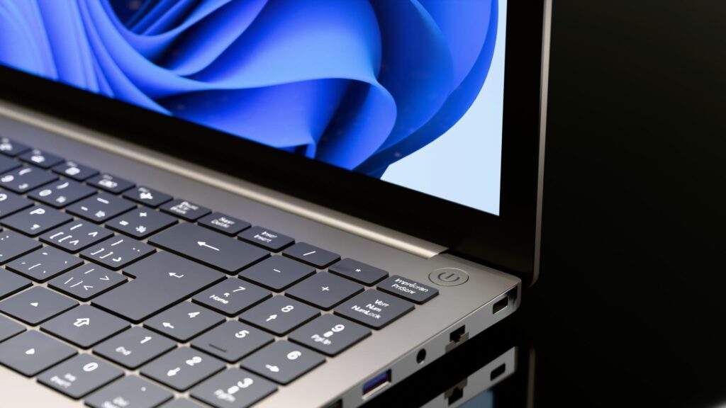 3D Laptop Still Rendering 