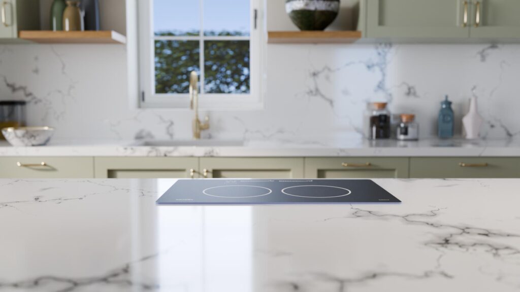 Cooktop in a Kitchen 3D Still Render