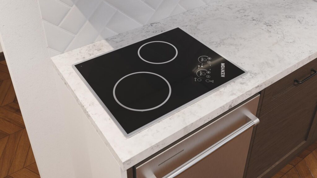 3D Still Render of a Cooktop in Hotel Scene - Kenyon