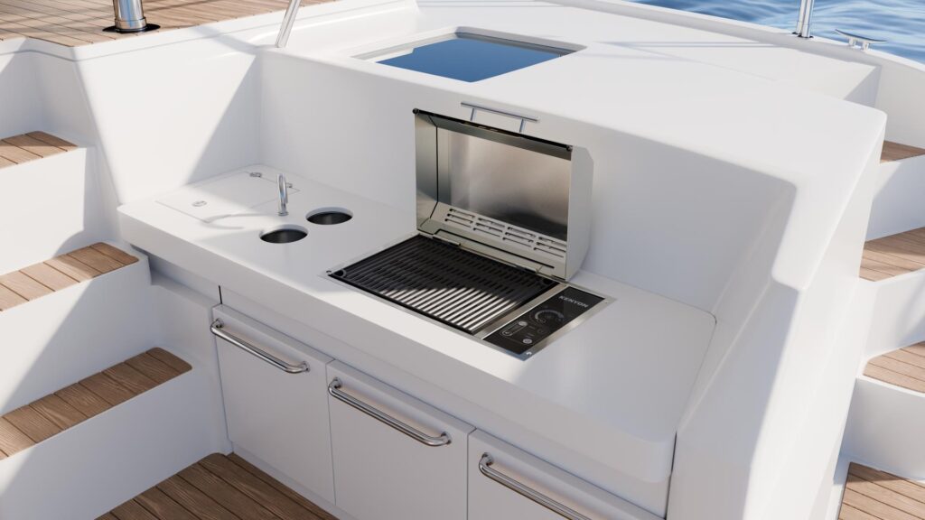 Cooktop Kitchen Boat 3D Product Renders