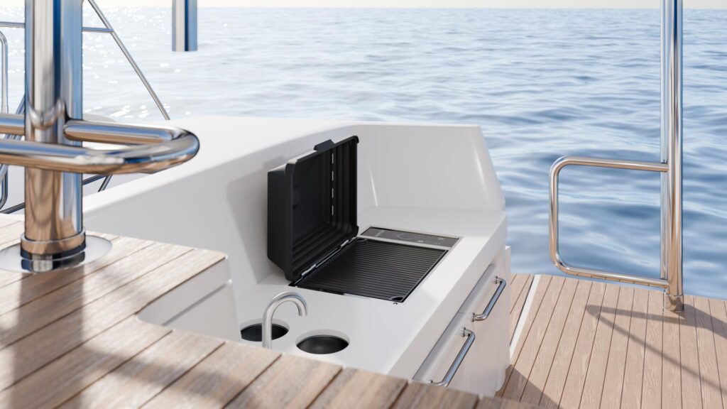 Cooktop Kitchen Boat 3D Product Renders