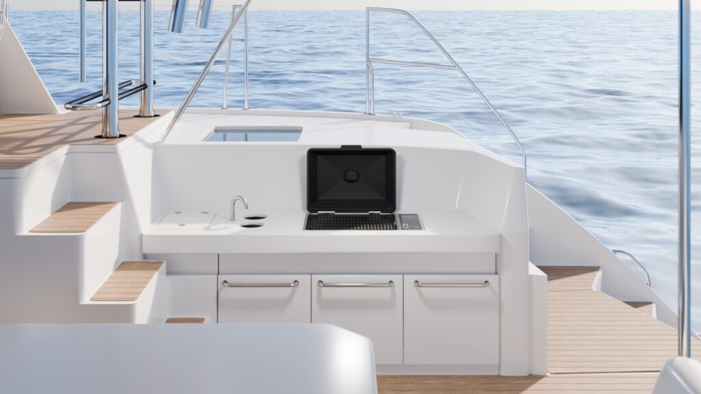 Cooktop Kitchen Boat 3D Product Renders